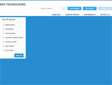 Tablet Screenshot of bskmeters.com